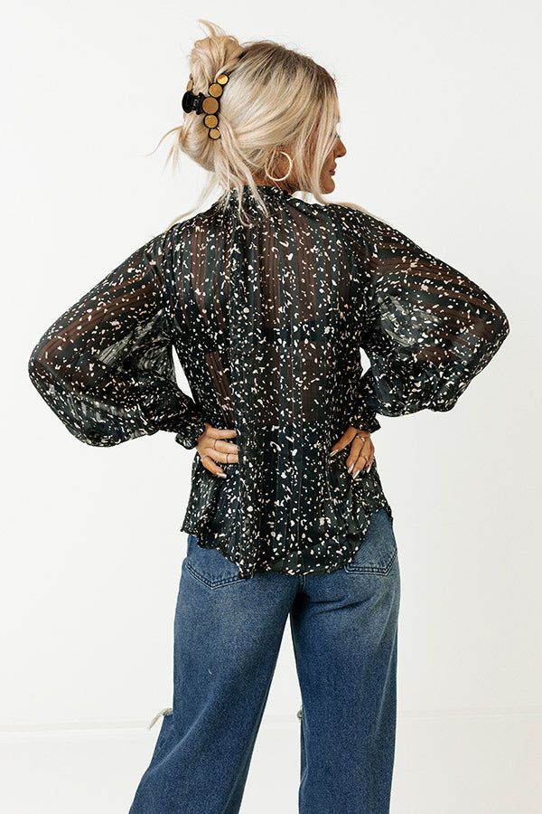 Forever Chic Shift Top In Black sold by Impressions product image thumbnail 4