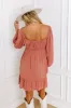 All The Sway Lace Mini Dress In Rustic Rose sold by Impressions