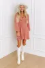 All The Sway Lace Mini Dress In Rustic Rose sold by Impressions