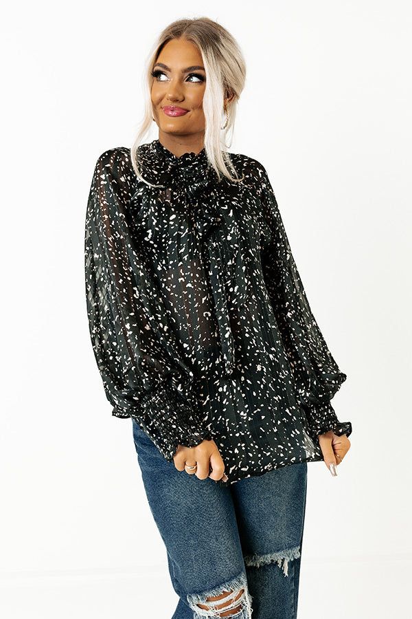 Forever Chic Shift Top In Black sold by Impressions product image thumbnail 5