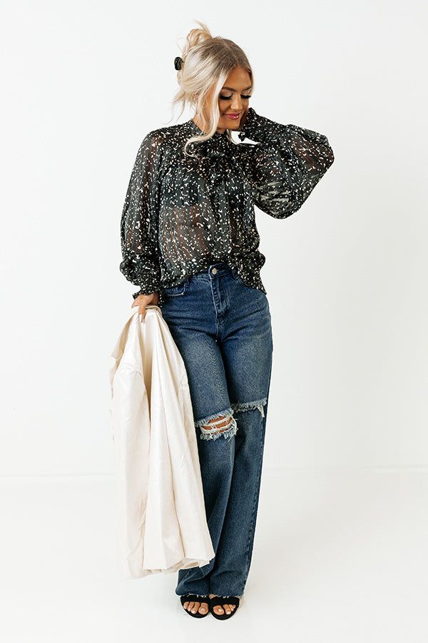 Forever Chic Shift Top In Black sold by Impressions product image thumbnail 2