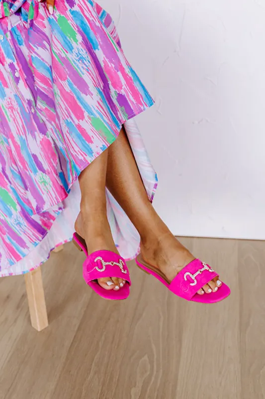 The Cecilia Sandal in Hot Pink sold by Impressions