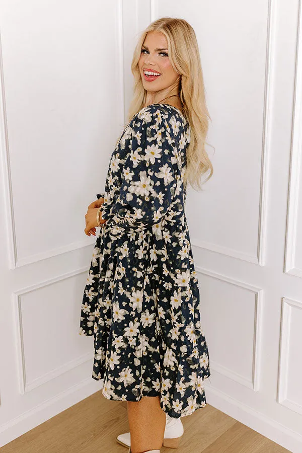 Posh Moment Floral Mini Dress Curves sold by Impressions product image thumbnail 3