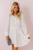 Effortless Vibes Dress In White sold by Impressions