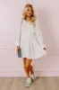 Effortless Vibes Dress In White sold by Impressions