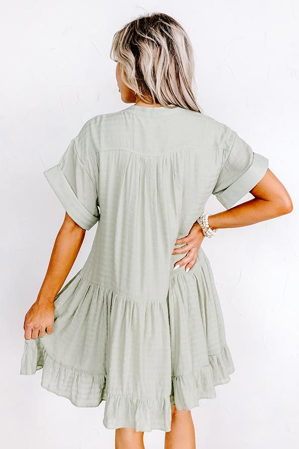 Adore The Shore Babydoll Dress In Pear sold by Impressions product image thumbnail 3
