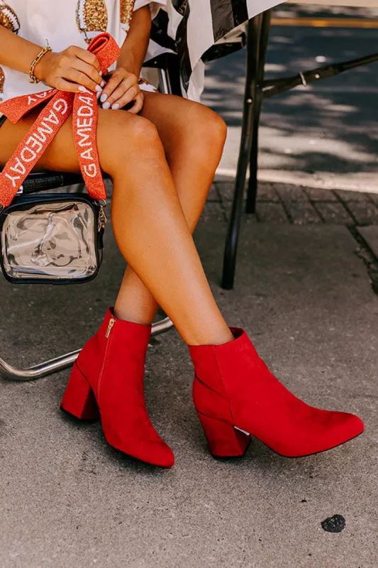 The Bristol Faux Suede Bootie sold by Impressions