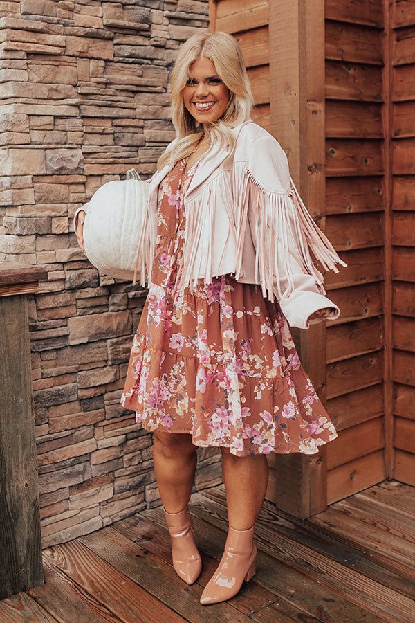 Easy To Please Floral Shift Dress Curves sold by Impressions product image thumbnail 4