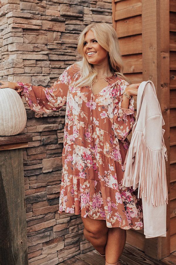 Easy To Please Floral Shift Dress Curves sold by Impressions product image thumbnail 3