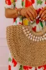 Coastal Glam Woven Straw Tote sold by Impressions