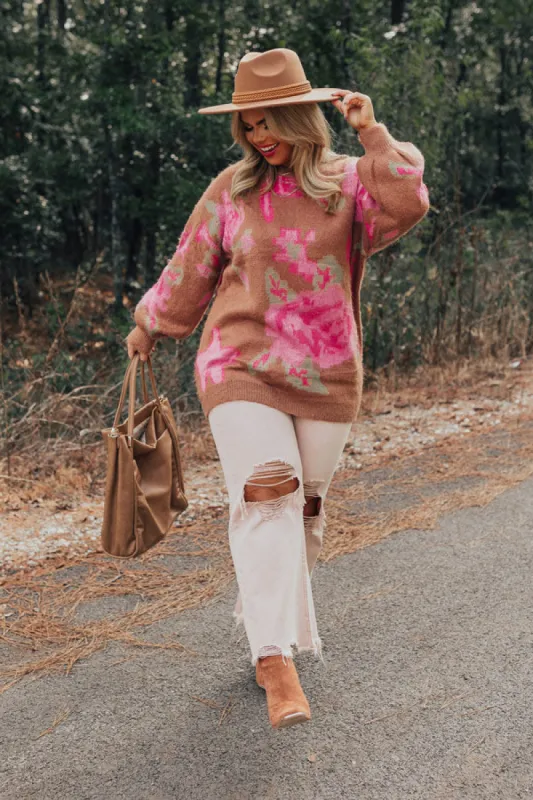 Woodland Wonderful Sweater In Iced Mocha Curves sold by Impressions