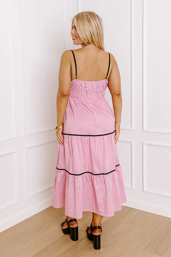 Coquette Moment Maxi Dress in Pink Curves sold by Impressions product image thumbnail 4