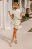 Downright Delightful Gingham Top In Lime sold by Impressions