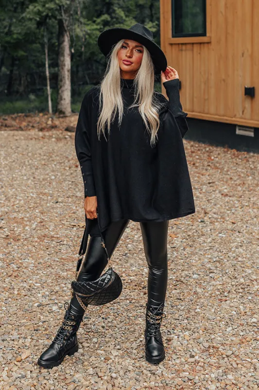 For The Record Shift Tunic In Black sold by Impressions