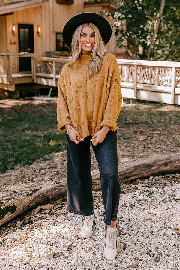 Cool Weather Knit Sweater in Camel sold by Impressions product image thumbnail 5