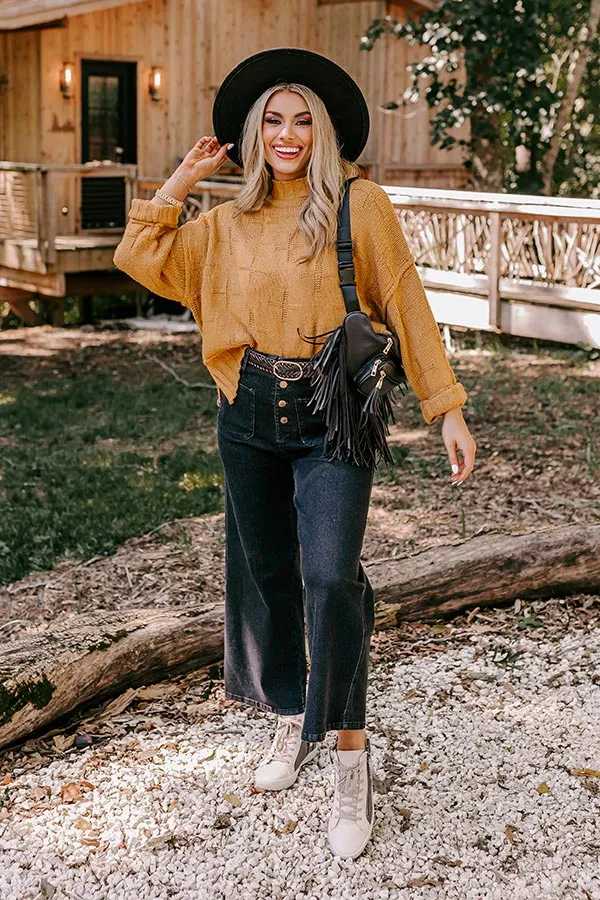 Cool Weather Knit Sweater in Camel sold by Impressions product image thumbnail 2