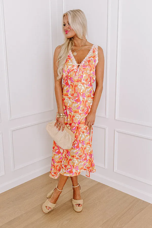 Resort Chic Satin Midi in Honey sold by Impressions product image thumbnail 5