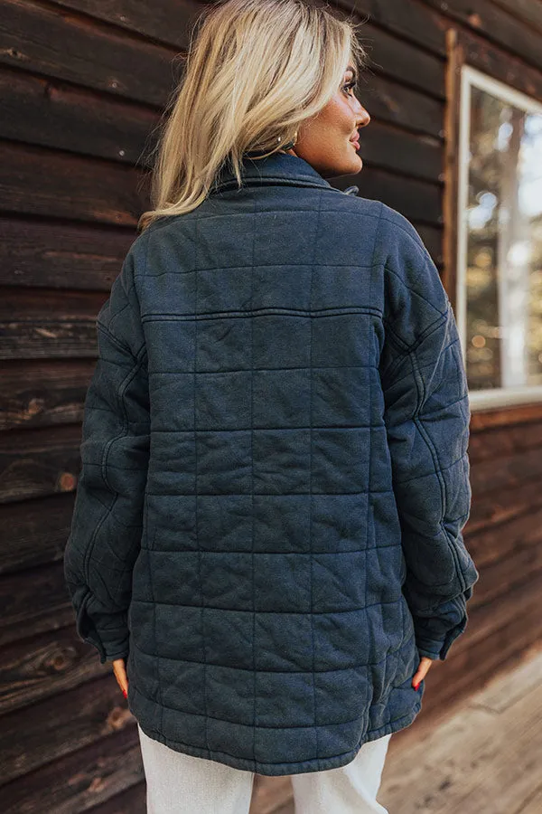 Woodsy Aroma Quilted Jacket in Vintage Black sold by Impressions product image thumbnail 5