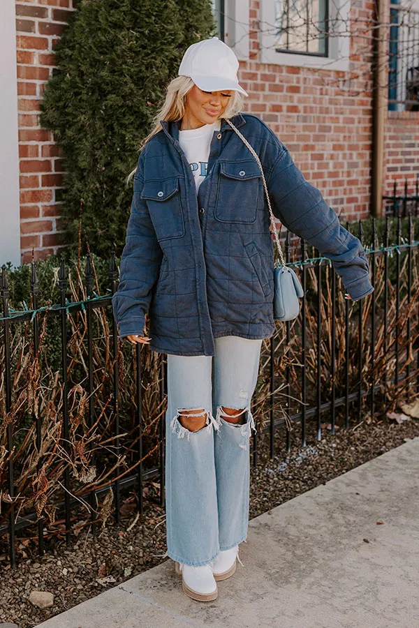 Woodsy Aroma Quilted Jacket in Vintage Black sold by Impressions