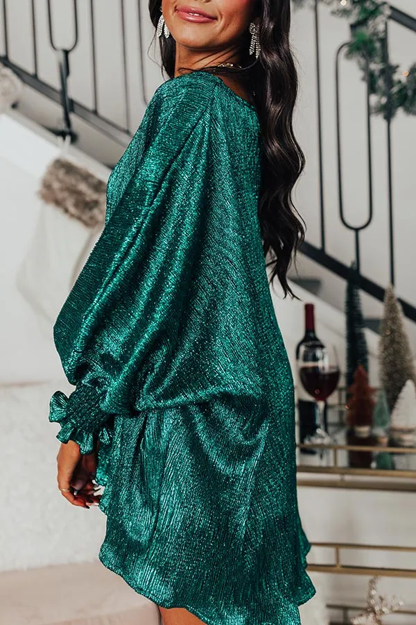 Sleek Silhouettes Metallic Top In Green sold by Impressions product image thumbnail 4