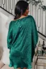 Sleek Silhouettes Metallic Top In Green sold by Impressions
