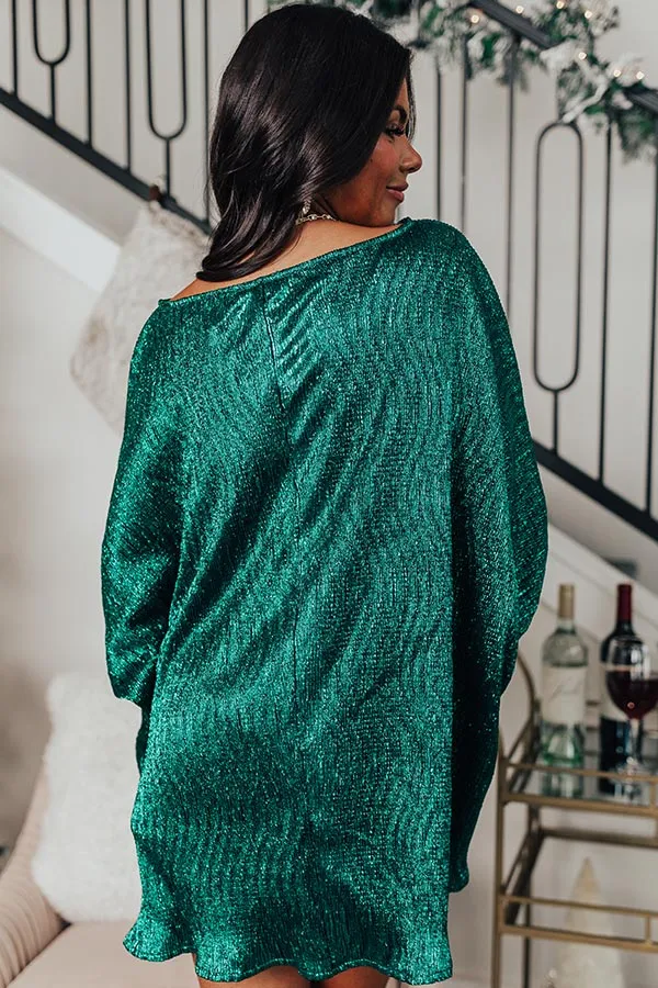 Sleek Silhouettes Metallic Top In Green sold by Impressions product image thumbnail 3