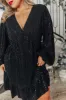 Sleek Sophistication Mini Dress In Black Curves sold by Impressions