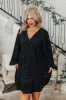 Sleek Sophistication Mini Dress In Black Curves sold by Impressions