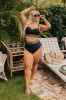 Corfu Coast High Waist Bikini Bottom Curves sold by Impressions