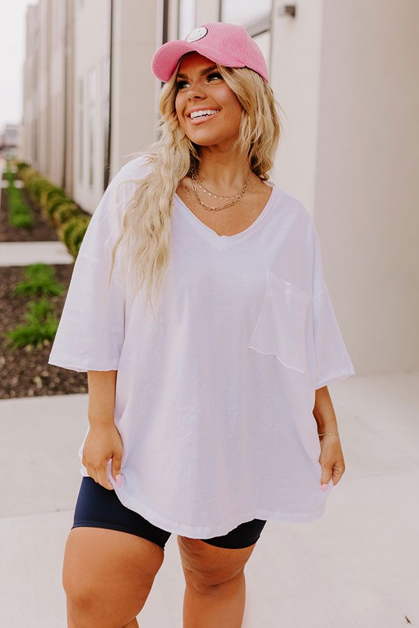 The It Crowd Shift Tee In White Curves sold by Impressions product image thumbnail 2