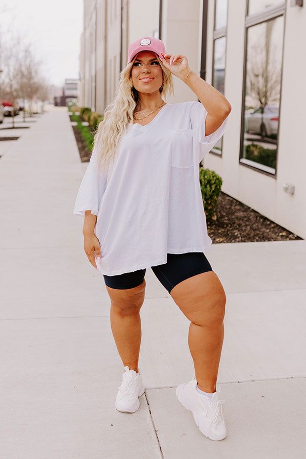 The It Crowd Shift Tee In White Curves sold by Impressions product image thumbnail 4