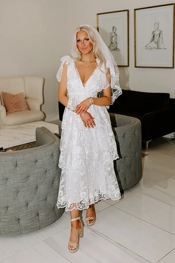 The Olivia Rose Embroidered Tiered Midi sold by Impressions product image thumbnail 3