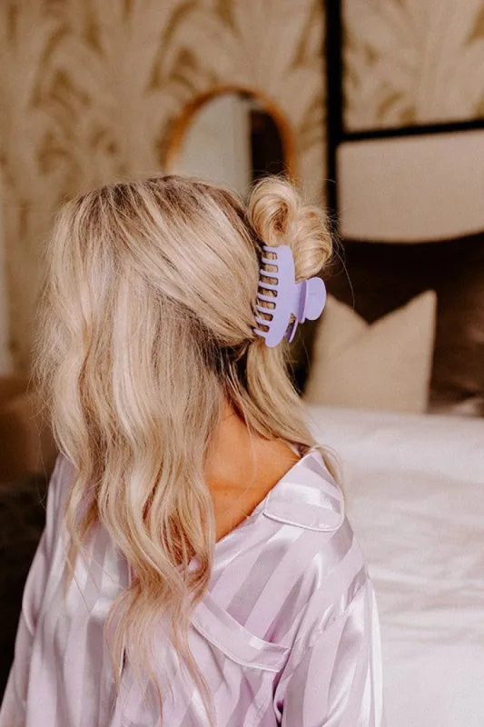 Beach Tripping Hair Claw Clip In Lavender sold by Impressions