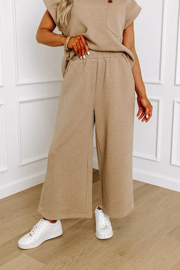 Cue The Cozy High Waist Pants in Warm Taupe sold by Impressions product image thumbnail 2