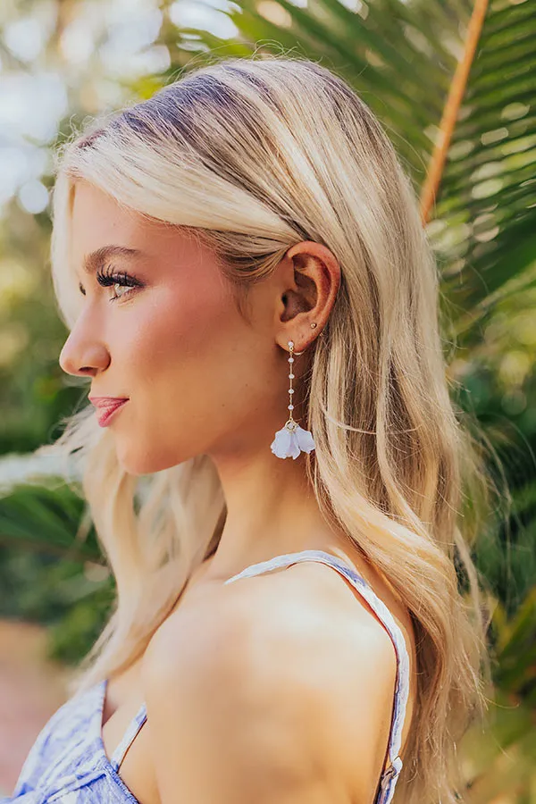 Starry Sky Soiree Earrings In Sky Blue sold by Impressions