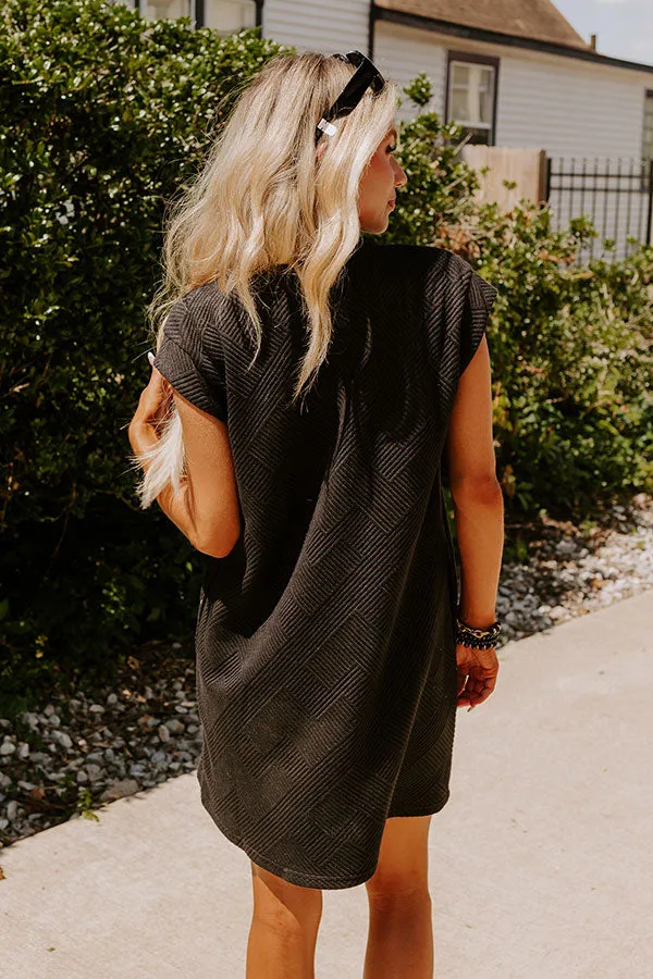 Sunny Days Shift Dress in Black sold by Impressions product image thumbnail 3