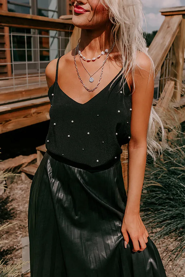 Charming Life Embellished Top sold by Impressions