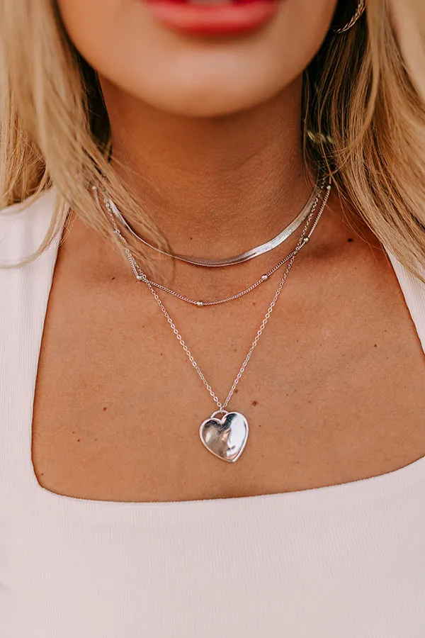 Cherished Love Layered Necklace in Silver sold by Impressions product image thumbnail 2