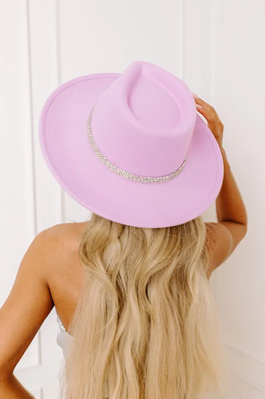 Downtown Nashville Felt Fedora in Dusty Purple sold by Impressions