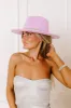 Downtown Nashville Felt Fedora in Dusty Purple sold by Impressions