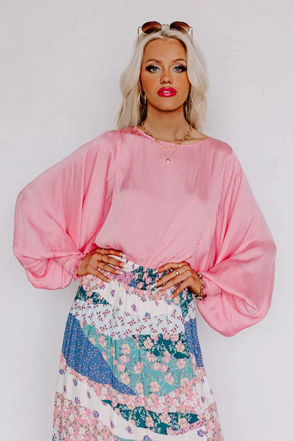 Saturday Night Premiere Shift Top in Pink sold by Impressions product image thumbnail 3