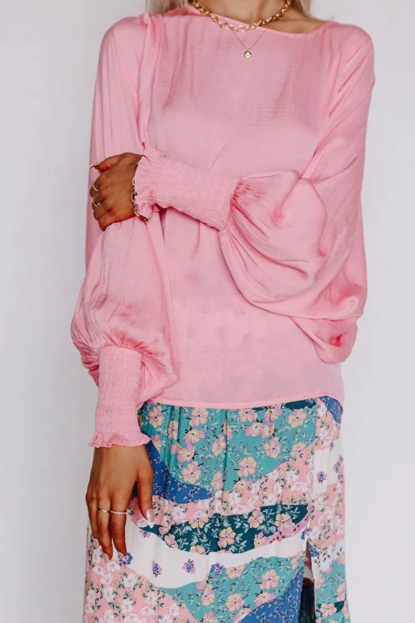 Saturday Night Premiere Shift Top in Pink sold by Impressions product image thumbnail 4