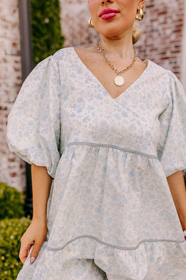 Field Of Flowers Babydoll Mini Dress Curves sold by Impressions product image thumbnail 3