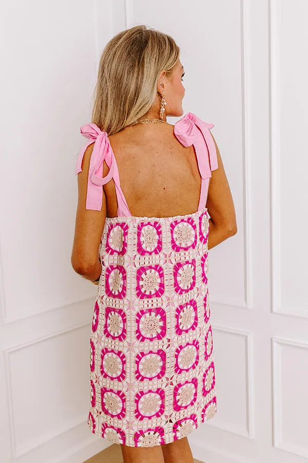 Peace and Love Crochet Mini Dress sold by Impressions product image thumbnail 2