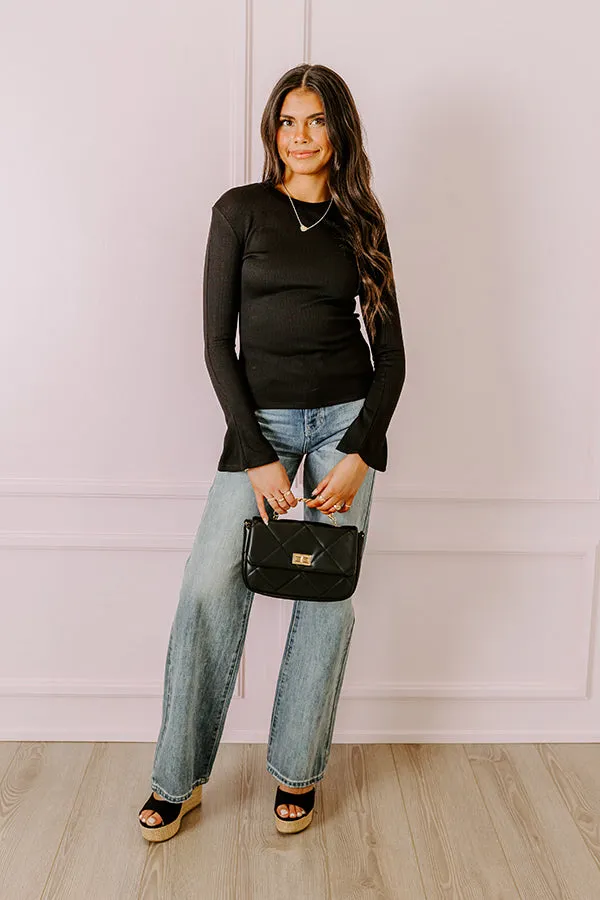 Rare Dream Ribbed Top In Black sold by Impressions product image thumbnail 2