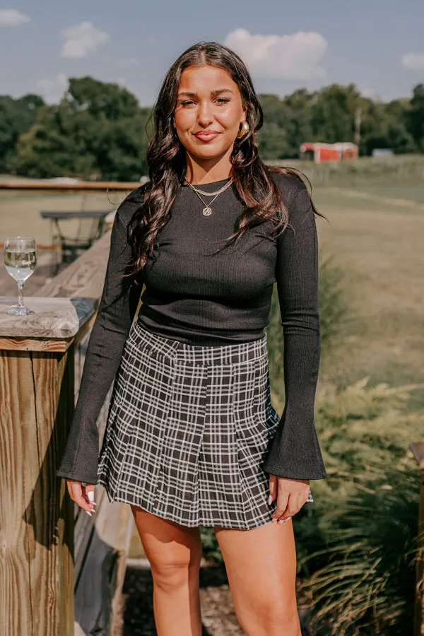 Rare Dream Ribbed Top In Black sold by Impressions product image thumbnail 5