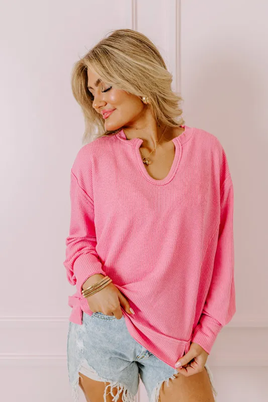 Boardwalk Babe Shift Top in Pink sold by Impressions