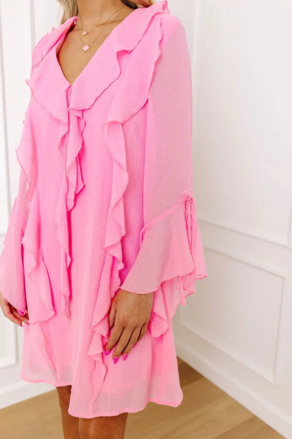 Sips and Sweets Ruffle Mini Dress sold by Impressions product image thumbnail 3