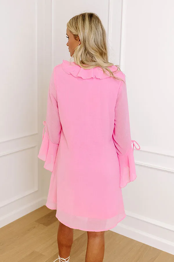 Sips and Sweets Ruffle Mini Dress sold by Impressions product image thumbnail 4