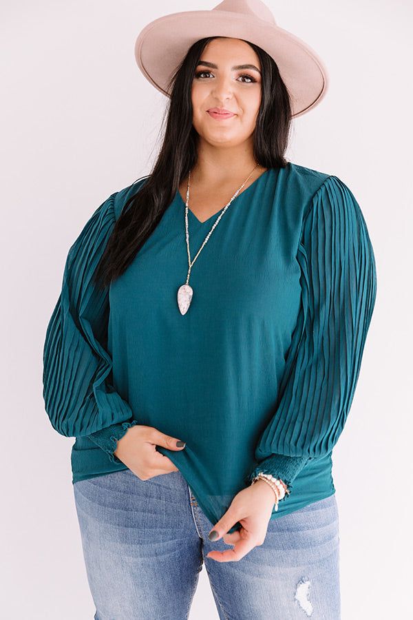 Sparks And Kisses Shift Top In Teal Curves sold by Impressions product image thumbnail 4